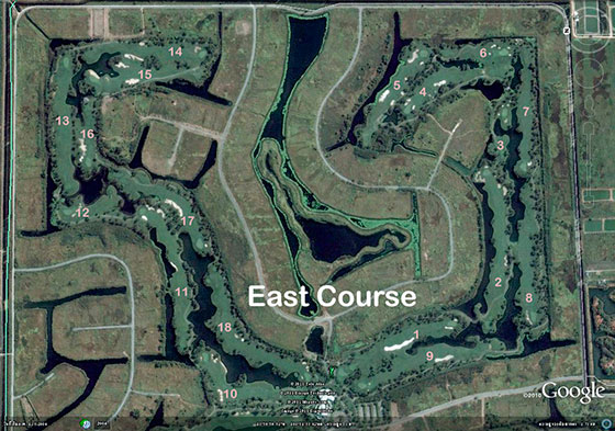 east course layout
